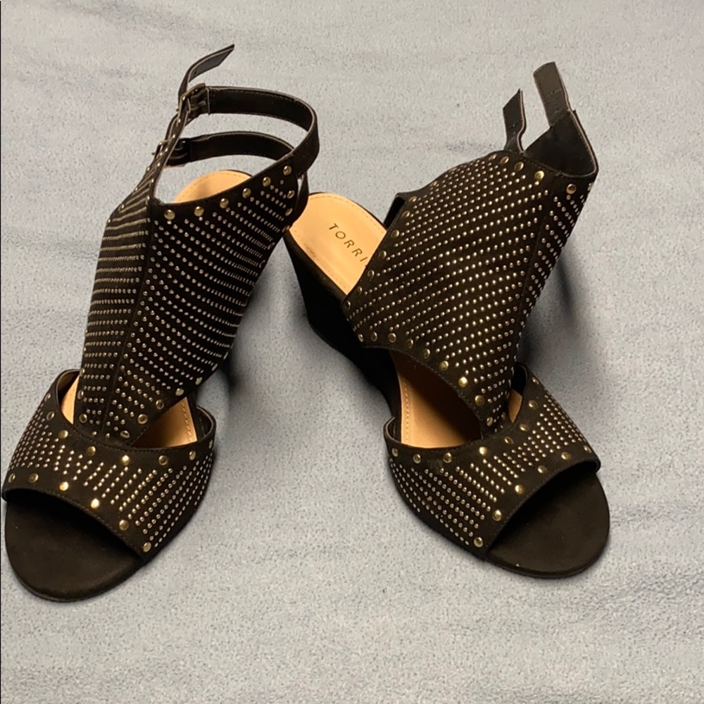 Studded Wedge Sandals
